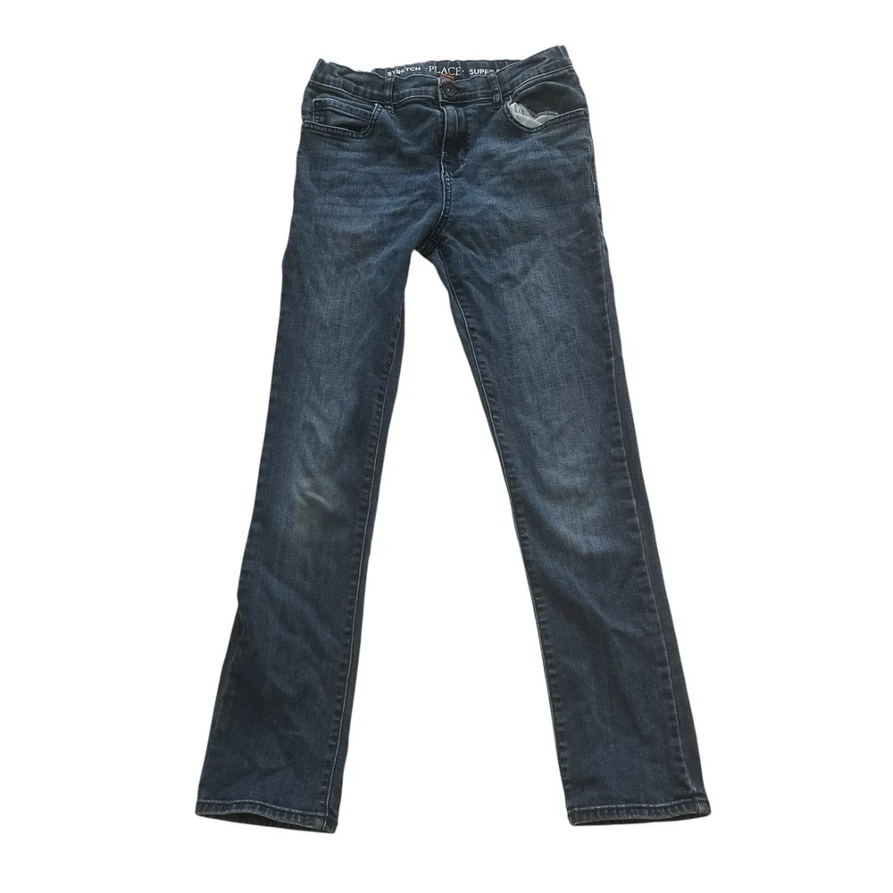 Children's Place Boys Size‎ 12 Super Skinny Jeans Denim Medium Wash
